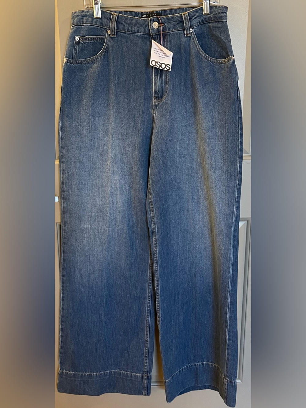 ASOS Design Wide Leg Jeans 10 tall NWT